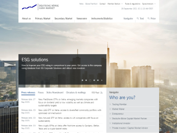 Deutsche Börse Group - Our websites