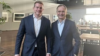 Stefan Hoops, GEO of DWS Group, and Stephan Leithner, CEO of Deutsche Börse Group