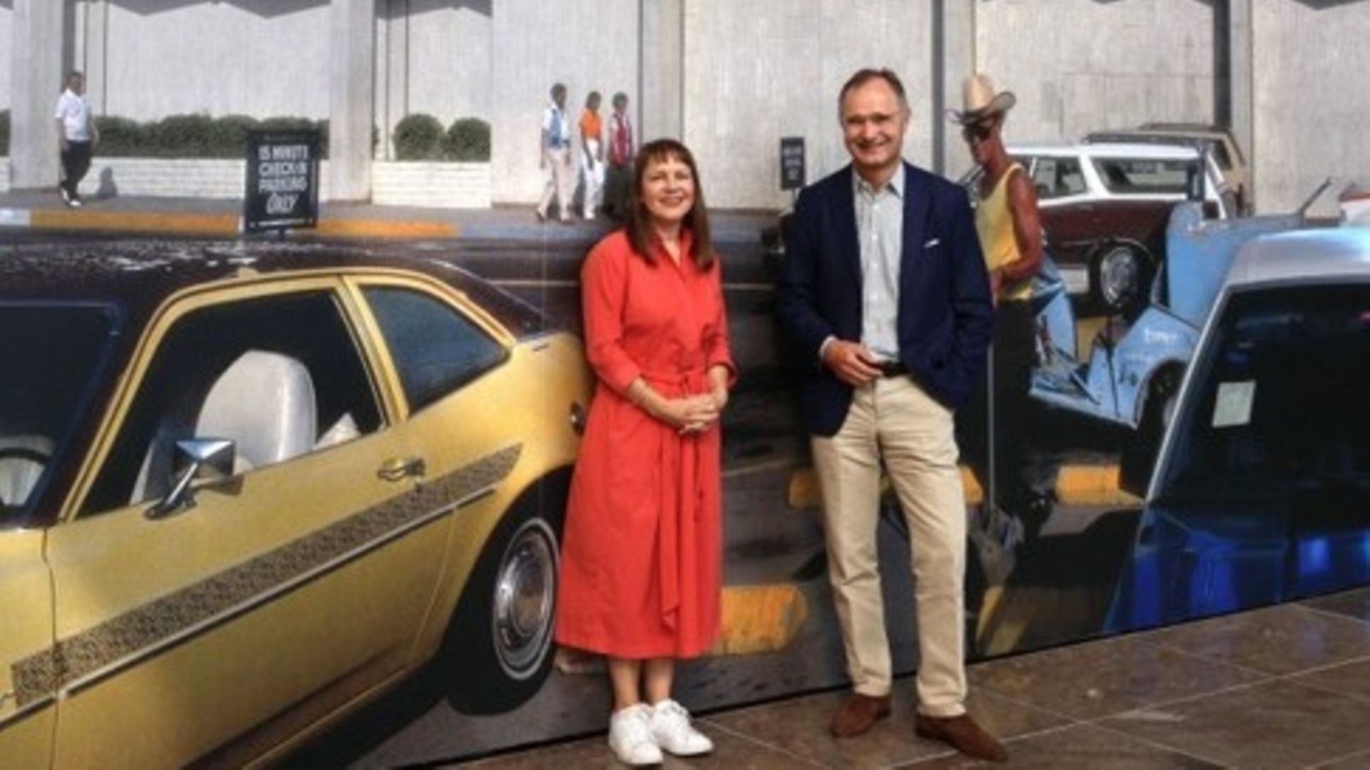 Anne-Marie Beckmann, Director of the Deutsche Börse Photography Foundation, and Stephan Leithner, CEO of Deutsche Börse Group